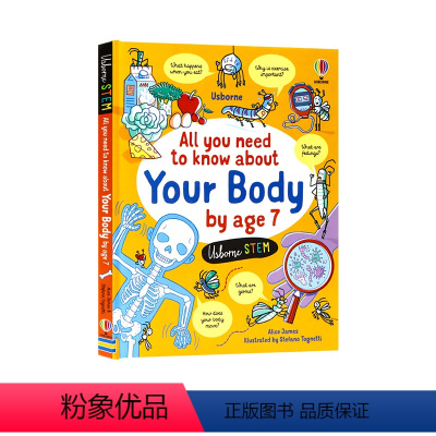 [正版]Usborne出品 7岁前你需要知道的身体知识 英文原版绘本 All You Need to Know abo