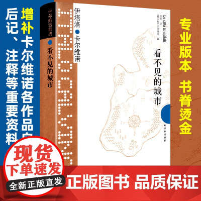 看不见的城市 卡尔维诺 献给城市的爱情诗 外国短篇都市小说经典现当代文学作品全集文集豆瓣9分译林出版社正版书籍