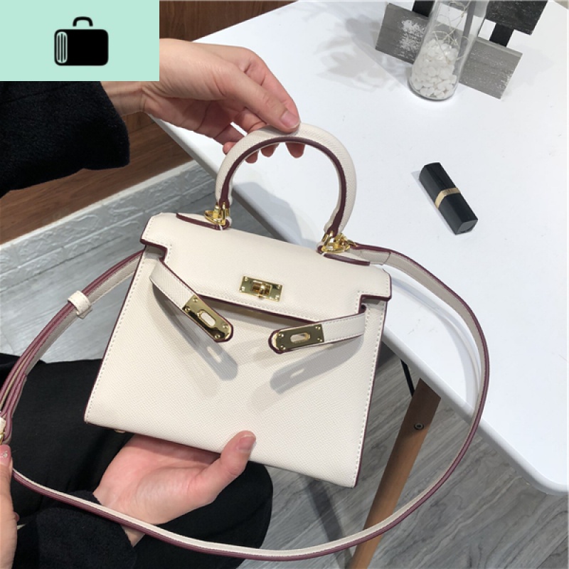 凯莉包女mini二代 手提包小包女包2020新款斜挎包白色迷你小包包NEW LAKE女斜挎包