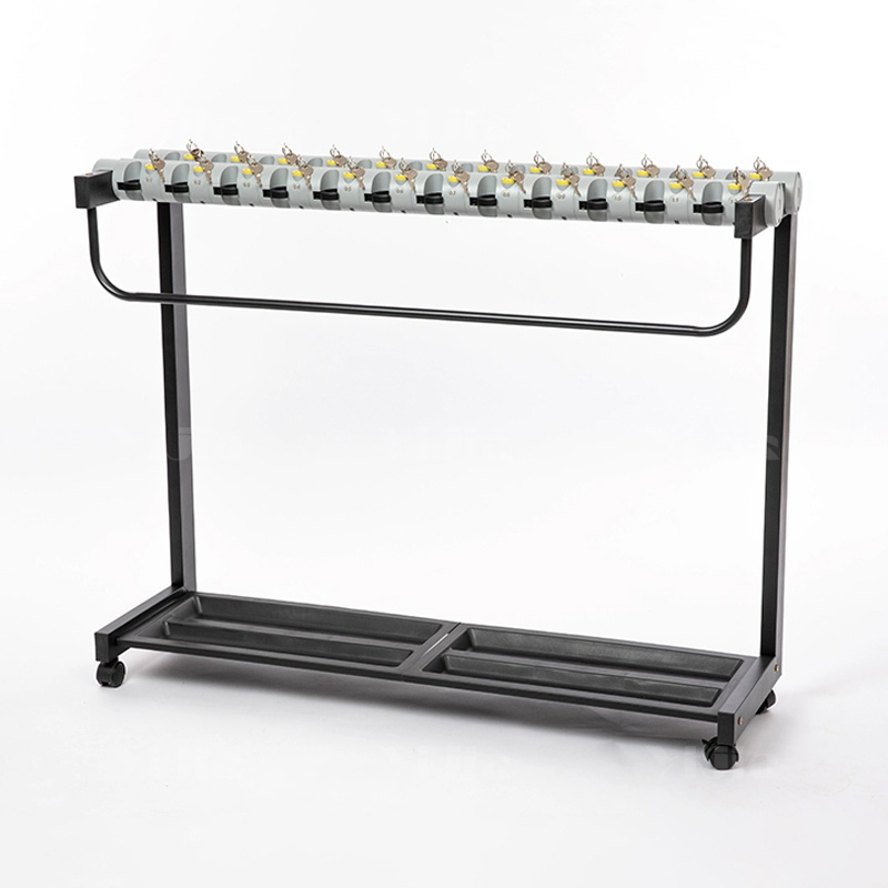 翌嘉YJ4122868 雨伞架大容量伞架商用酒店铁艺含锁雨伞收纳架 加高款24头