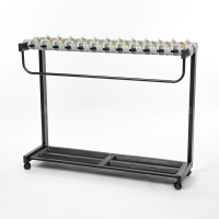 翌嘉YJ4122868 雨伞架大容量伞架商用酒店铁艺含锁雨伞收纳架 加高款24头