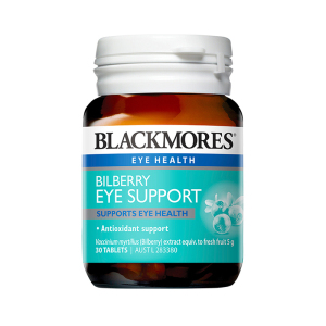 Blackmores澳佳宝 蓝莓素护眼片30片 缓解眼睛疲劳近视 清除毒素