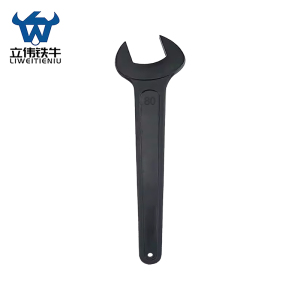 立伟铁牛单头呆扳手80mm/把