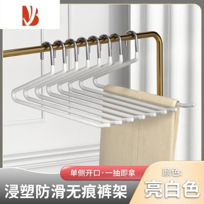 三维工匠不锈钢鹅型裤架挂裤子专用衣架防滑鹅形裤夹Z字衣柜收纳器