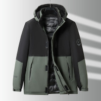 冬季新款棉服男款中老年爸爸装加厚保暖连帽棉袄男士外套