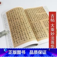 [正版]赵孟頫大乘妙法莲华经 砚台金帖系列 徐宇主编 赵孟俯楷书字帖 毛笔书法字帖教程 附释文 江苏凤凰美术出版社