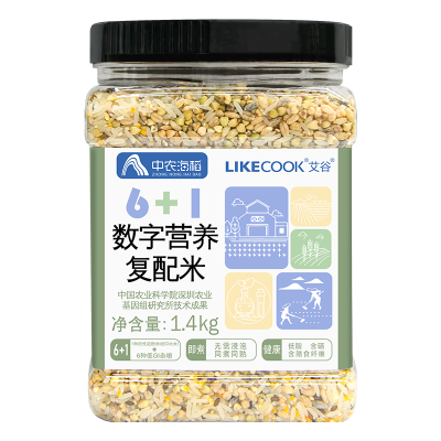 艾谷6+1数字营养复配米1.4kg