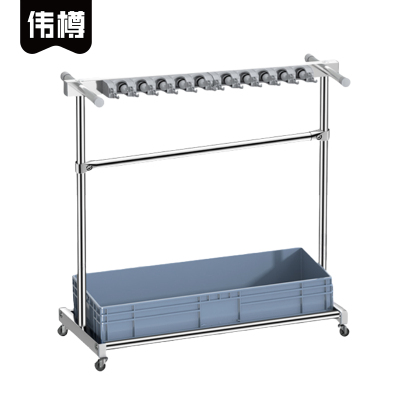 伟樽拖把架单排10拖24钩127*50*122cm个