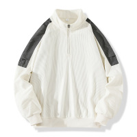 男装休闲运动卫衣男春秋季青少年立领套头T恤男士运动服打底衫潮