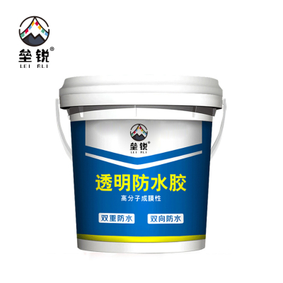 垒锐 透明防水胶 5公斤 桶