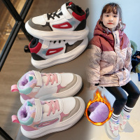 春季新款儿童保暖休闲鞋学生童鞋女童时尚运动鞋皮面跑步鞋子_803