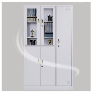 心业办公文件柜铁皮柜附带更衣柜XY-WJG1G档案柜 此产品单件不出售批量请联系客服 银色