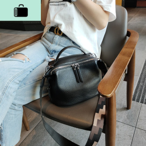 皮女包2020气质牛皮单肩包夏新款韩版百搭斜挎包简约软皮手提包NEW LAKE