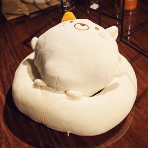 美帮汇猫咪儿童午睡枕 趴睡枕 学生趴着睡趴趴枕午休枕办公室桌上小学生