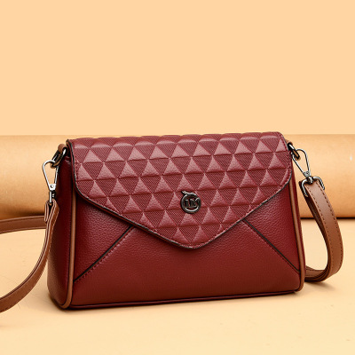 夏季包包女新款小方包欧美复古单肩斜挎包气质中年女士妈妈包_1