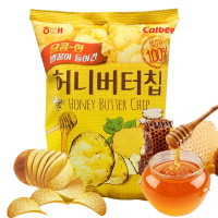 [临期]卡乐比(Calbee)海太蜂蜜黄油味薯片60g 韩国进口零食薯片 休闲膨化食品