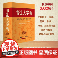 书法大字典 甲骨文金文大篆小篆隶书章草狂草楷书行书字体大全书法大字典编委会商务印书馆国际有限公司978751760151
