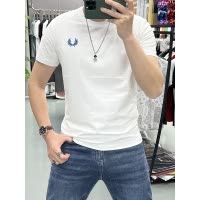 欧货简约印花圆领T恤短袖修身潮流时尚短袖夏季青年体恤上衣