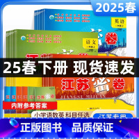 语文+数学+英语(3本)-江苏专用 二年级下 [正版]2025春新版江苏密卷一二三四五六年级上下册期中期末卷语文数学英语