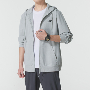 斯凯奇(Skechers)男装女装新款时尚情侣装连帽外套休闲针织夹克运动服P225U132-0280 ZP