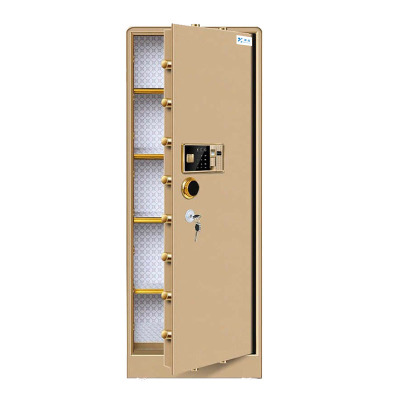 臻远全钢实心防盗保险柜 高180cm指纹款土豪金色