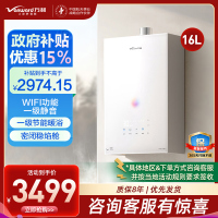 万和安睡洗V9S 恒温 16升燃气热水器一级暖浴一级静音密闭稳焰舱一级节能 天然气JSQ30-16V9S TURBO