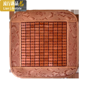 汽车竹席坐垫单片夏季竹片凉席凉垫麻将防滑座垫车载座椅夏天用品 三维工匠