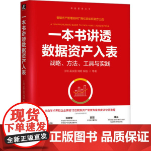 [正版]一本书讲透数据资产入表 王琰/孟庆国/刘晗/朱越等 数据资产管理标杆厂商亿信华辰出品5维度构建数据资产入表知识体