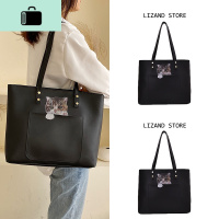 大容量包包女包新款ins潮2020韩版学生简约百搭单肩包休闲托特包NEW LAKE女士单肩包