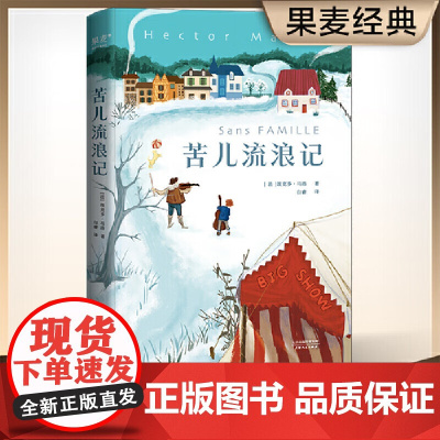苦儿流浪记(世界儿童文学经典,未删节全译本)埃克多·马洛 全译本 教会孩子直面苦难 世界儿童文学经典 学生课外读物 儿童