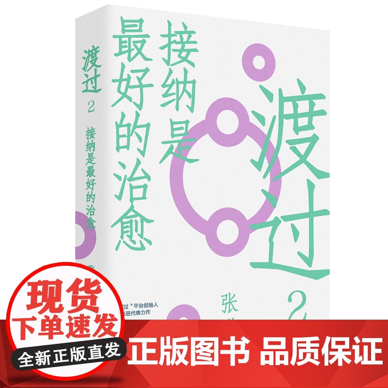 渡过2:接纳是最好的治愈 张进 著 写给抑郁症人士直面内心走出精神困境接纳自己接受不一样与自己和解在改变中重生心理学书籍