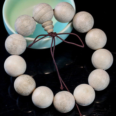 厂家批发香樟木手串18MM单圈文玩木质佛珠男女生手链饰品直播货源送女朋友老婆情人节七夕生日礼物