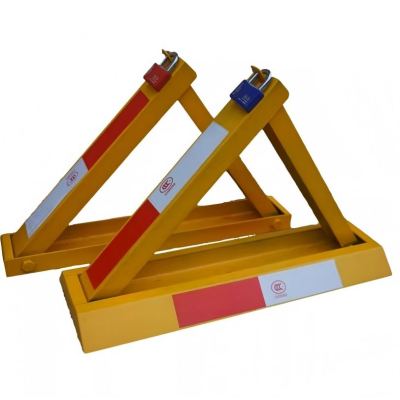 君龙威(JUN LONG WEI) 槽钢车位锁地锁加厚防撞地锁防压停车桩汽车停车位固定三角占位锁 个