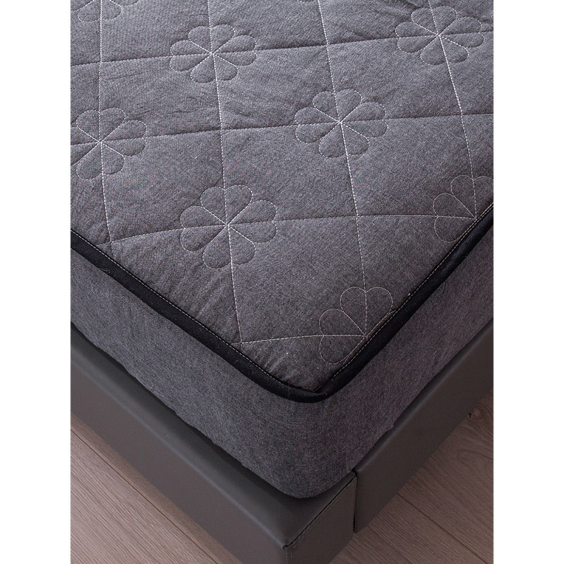 美帮汇日式全棉保暖床笠单件床垫保护套防尘罩防滑固定加厚床罩套