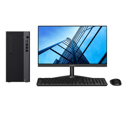 联硕弘道 DZ700MR国产商用台式机 兆芯KX-7000/16G/1T+256G/麒麟系统试用版/27英寸显示器