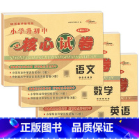 核心试卷[语数英3本] 小学升初中 [正版]2024年小升初毕业升学真卷精编语文数学英语小学6年级冲刺重点中学试卷精选考