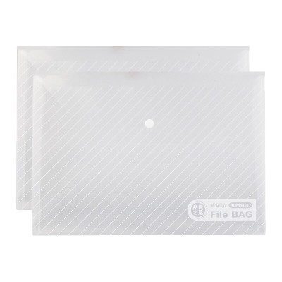 晨光纽扣袋斜纹(白)ADM94584 24个