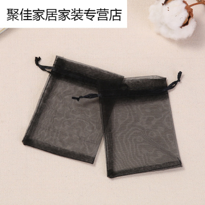 家柏饰(CORATED)黑束口纱袋袋袋袋防尘配饰收纳袋