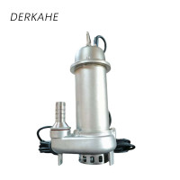 DERKAHE WQ(D)-S不锈钢污水污物潜水电泵 WQD10-10-0.75S(Z) 台