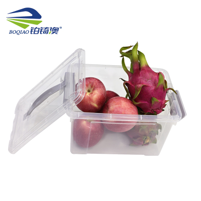 铂锜澳透明手提收纳箱23*16*13.5cm