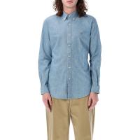 Polo Ralph Lauren2025新款修身男士长袖牛仔衬衫百搭潮流外套日常休闲通勤男衬衣