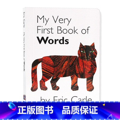 [正版]英文原版绘本 卡尔爷爷 My Very First Book of Words 单词 幼儿童英语单词启蒙认知图