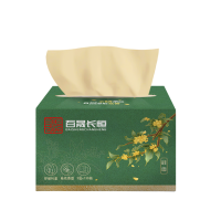 百晟长恒 BSCH-C17GS 3层130抽每盒 190mm*195mm 抽纸(计价单位:盒)绿色