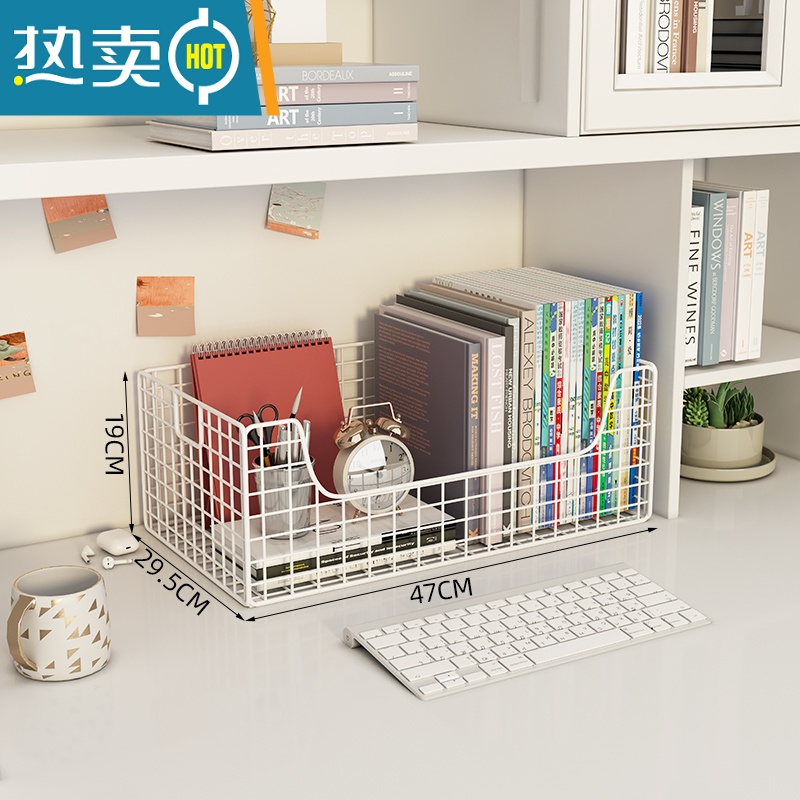 敬平桌下书包置物架带轮移动篮书桌旁家用收纳柜学生放书本落地小书架