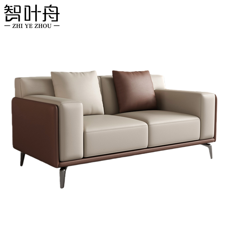 智叶舟商务沙发双人位150*88*73cm张