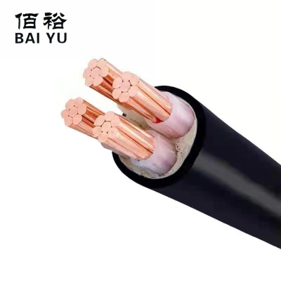 佰裕 铜芯铠装电缆 ZC-YJV22 0.6/1KV 4*120+1*70 米