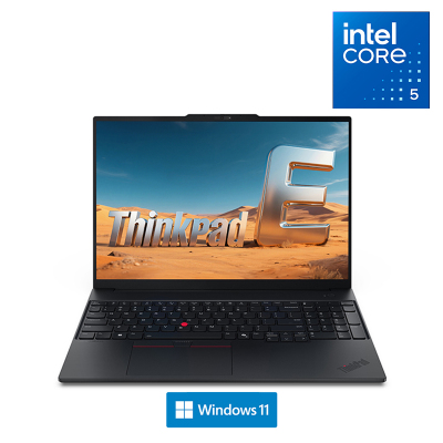 ThinkPad E16 00CD 2025 经典商务本 超能版 16英寸笔记本电脑 定制 英特尔酷睿 5 220H 32GB内存 2TB固态 2.5K超清 120HZ