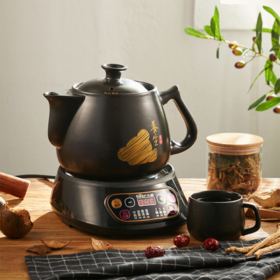 小熊(Bear)煎药壶3L容量全自动家用定时保温文武火中药壶养生壶分体式设计多功能陶瓷煎药壶 JYH-A30A1