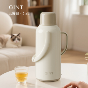 嘉特GiNT保温壶大容量家用保温暖壶办公室学生宿舍玻璃内胆开暖热水瓶壶3.2L GTH-1111-320