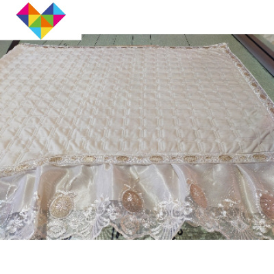 欧式四季防滑沙发垫可定做全包弧形U型圆贵妃L夏季沙发套罩巾乳白色毛绒款1+3+3三片装-御蓝锦